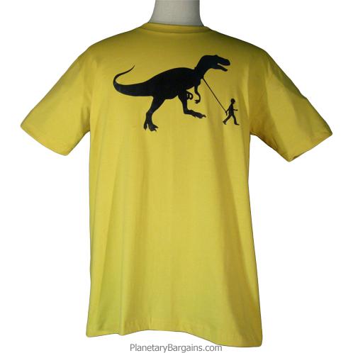 Boy With Pet Dinosaur Shirt